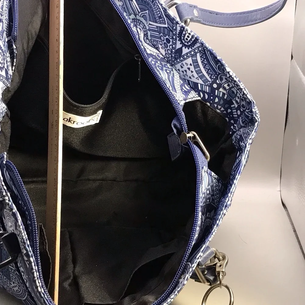 Brand New Sak roots Bag Tote‎ Metro With Llama Charms 14